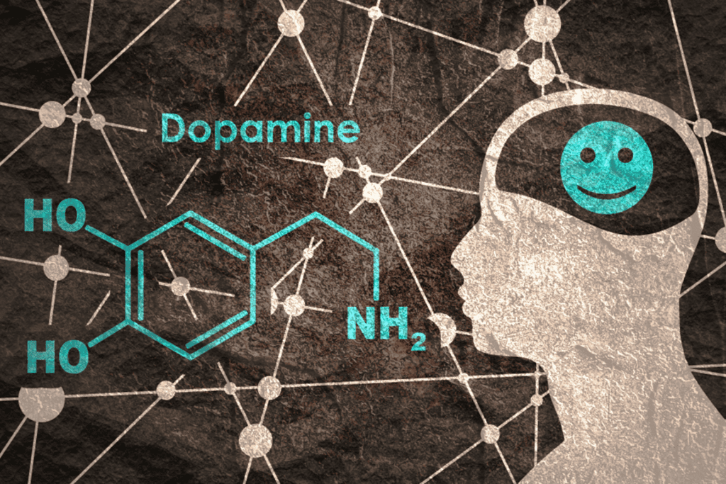 Chemical molecular formula hormone dopamine