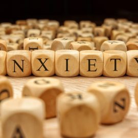 Blocks that read anxiety